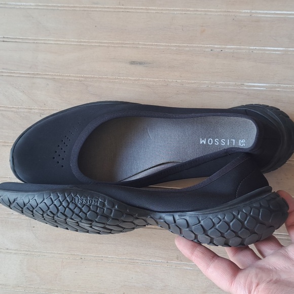 Lissom Flytes Super Lighweight Flexible X̌Black Slip On Comfort Ballet Flats - Picture 11 of 11